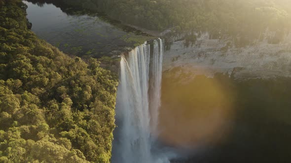 Epic Sunset Amazon Waterfall
