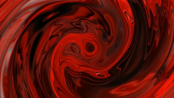 Red Color Twirl Liquid background Animation