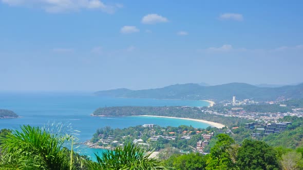 Kata and Karon Beaches, Phuket, Zoom Timelapse