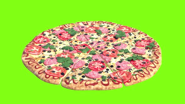 Rotation 3D Pizza