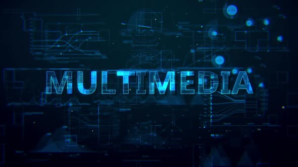 Multimedia Digital Data Text Hd