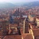 Above the historical part of the city of Bologna, Italy - VideoHive Item for Sale