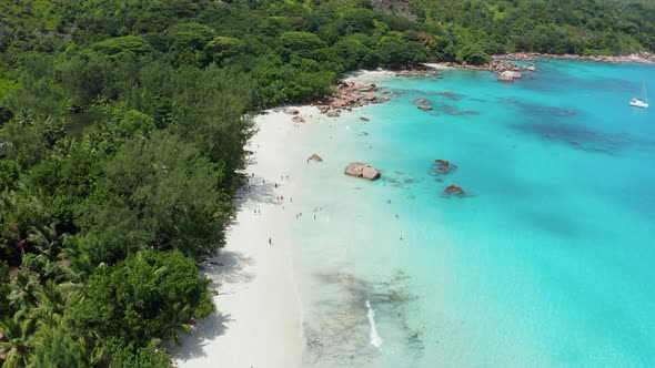 Beach Anse Lazio, Praslin Island, Seychelles, Indian Ocean, Africa