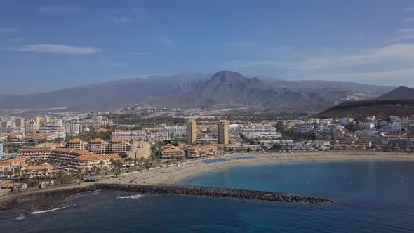 Aerial View of Los Christianos Resort, Tenerife