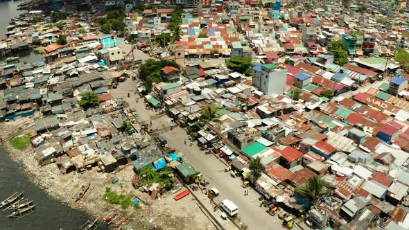 Slums and Poor District of the City of Manila