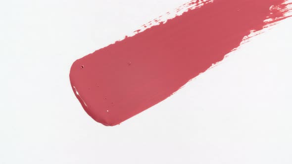 Cosmetic Liquid Lip Gloss Lipstick Smudge Smear Stroke