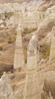 Cappadocia Landscape Aerial View