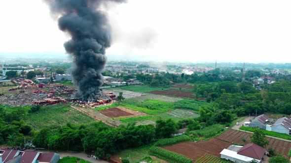 Bus Trans Jakarta Burning