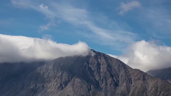 Canadian Rocky Mountain Landscape Time Lapse.