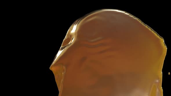 Gold Stream Falls on the Screen