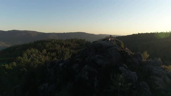 Mountain Top at Sunset