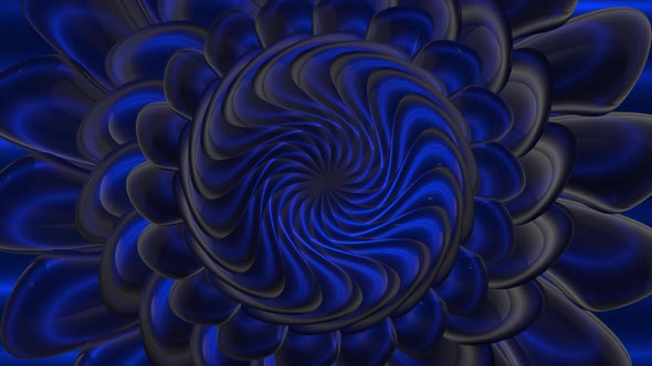 Abstract Dark Blue Background Loop