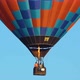 Colorful Hot Air Balloons Aerostat Flying Over the Valley - VideoHive Item for Sale