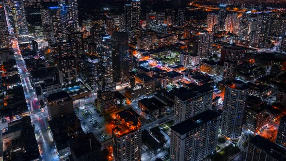 City Streets Rooftop Downtown Toronto