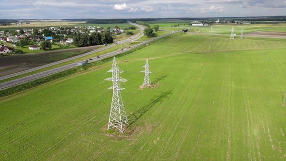 High Voltage Power Line System