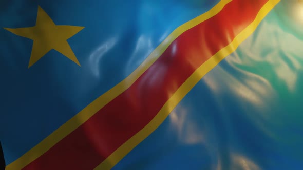 Democratic Republic of the Congo Flag