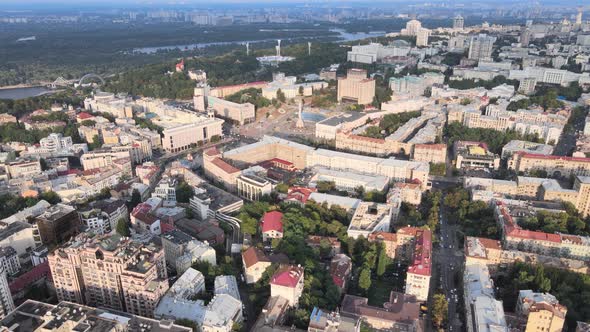 Kyiv, Ukraine Aerial View of the City, Kiev