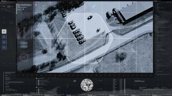 Military Tank Base Location Track With High Tech Drone Surveillance Innovation alt