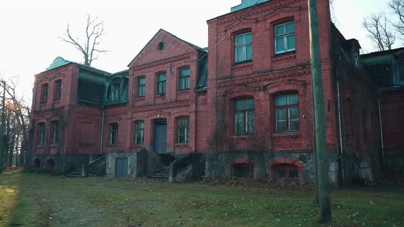 Old Red Brick House, Katvari Manor in Latvia