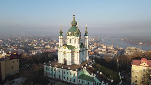 Aerial View From a Drone of St