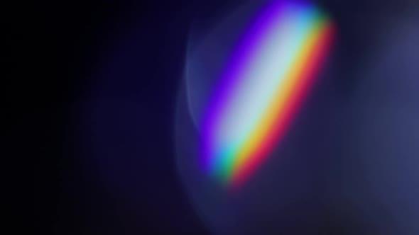 Multicolored Light Leaks Footage on Black Background Lens Flare Leak Burst Overlays Transitions