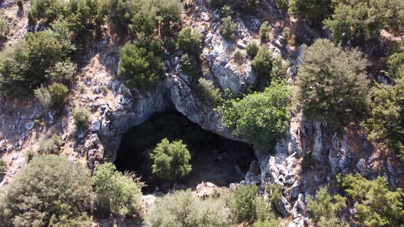 Cave Entrance of Zeus in Crete Greece