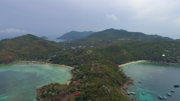 Tropical Island In Ocean