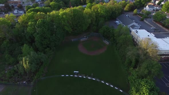 Descending A Baseball Field