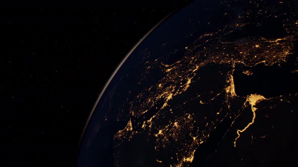 Earth Globe Planet From Space Orbit alt