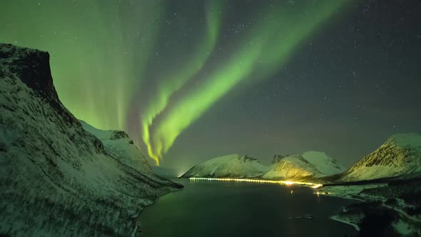 Alaska Aurora Borealis, Northern Lights 4K Timelapse