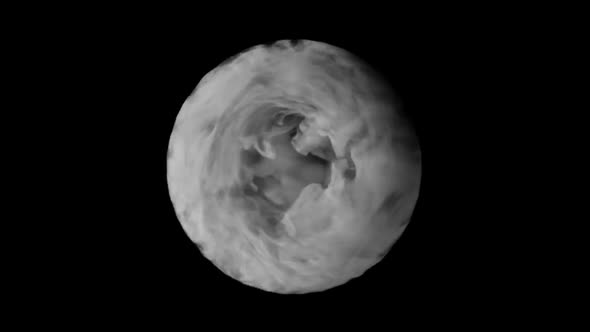 Walking Swirling Smoke In The Sphere alt