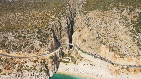 Kaputas Beach Surrounded By Steep Cliffs Is One of the Rare Natural Beauties in Turkey