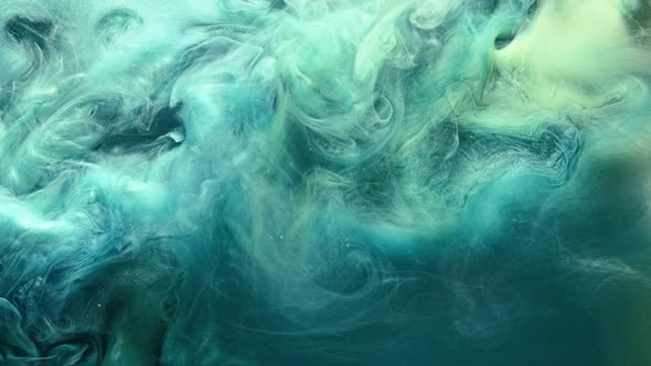 Swirling Fume Cloud Teal Steam 