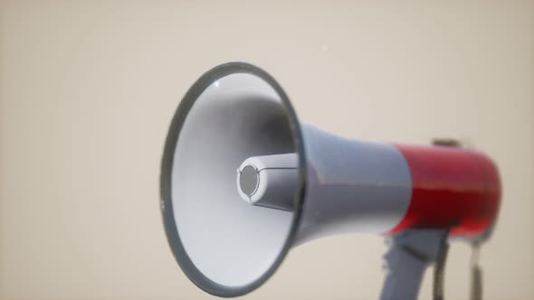 Retro Electric Speaker Megaphone