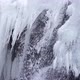 Glacier waterfall close up in winter - VideoHive Item for Sale