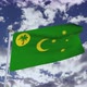 Cocos (Keeling) Islands Flag With Sky 4k - VideoHive Item for Sale