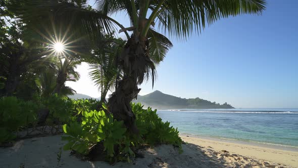 Empty beach, Baie Lazare, Mahe, Mahe Island, Seychelles, Indian Ocean