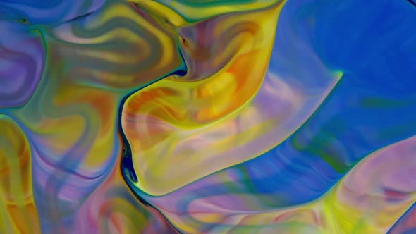 Abstract Colorful Sacral Liquid Waves Texture 31