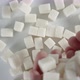 Sugar Cubes Fall From Men's Hands on the Table - VideoHive Item for Sale