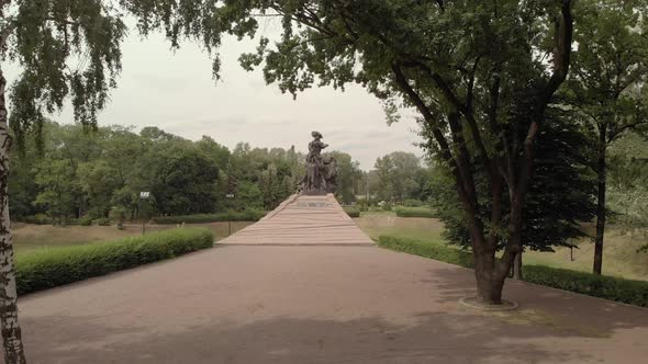 Babi Yar. Aerial - The Place of Mass Murder of Jews During the Second World War. Holocaust. Kyiv