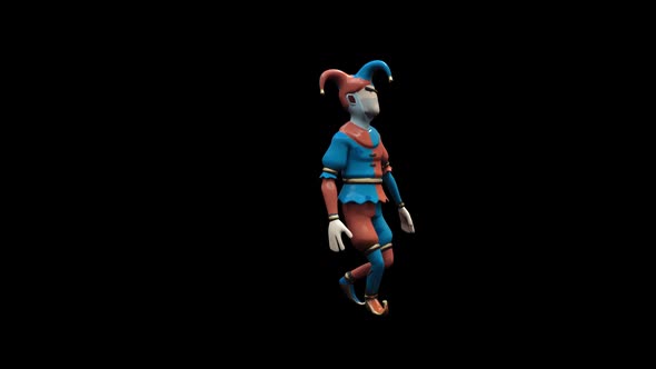 Ceramic Jester Dancing