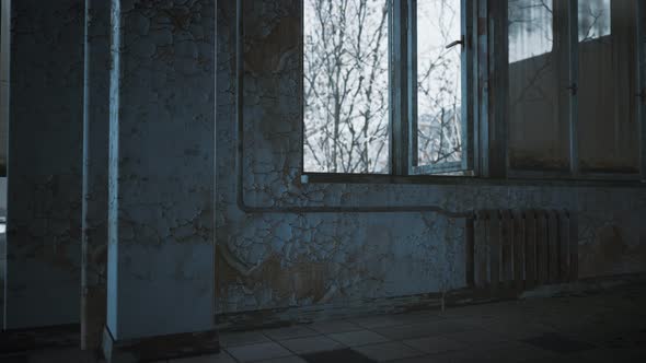 Interior of the Abandoned Soviet Building