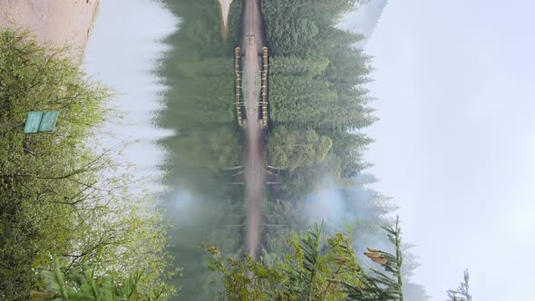 Vertical Video Mountain Lake Synevyr