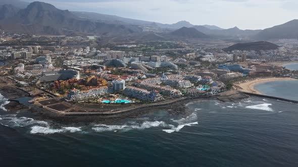 Aerial View of Los Christianos Resort, Tenerife