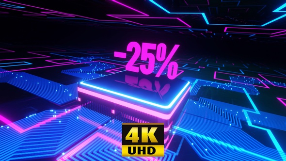 Neon Discount 25% 4K
