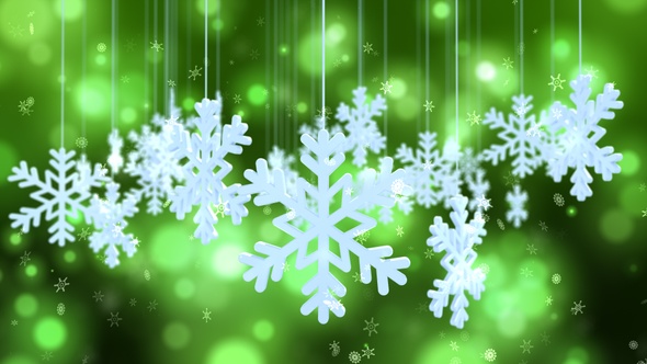 Christmas Snowflakes Background