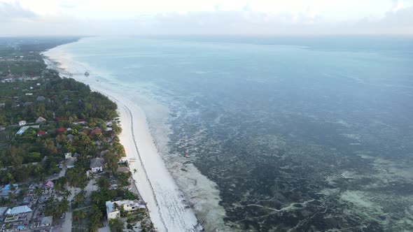 Zanzibar Tanzania  Aerial View of the Indian Ocean