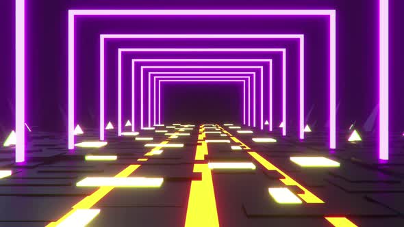 80s Hallway Neon 02 Hd  alt