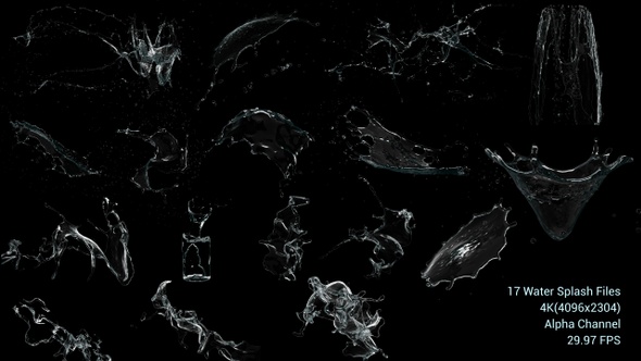 Water Splash Mega Pack 4K 3 alt
