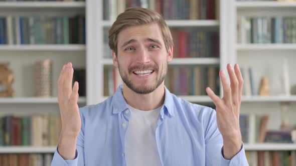 Portrait of Disappointed Man Reacting to Loss